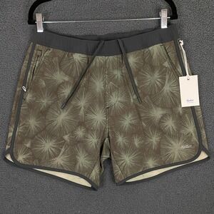 Katin Rover Active Short Mens Medium Black Wash Urchin Print Athletic Lined